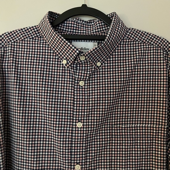 Goodfellow & Co mens long sleeve plaid button down shirt | size Extra Large - Picture 8 of 11